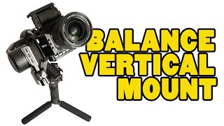 DJI RS3 Gimbal How to Balance Vertical Mount [upl. by Anelaf]