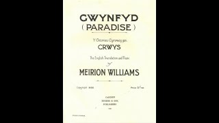 Anthony Stuart Lloyd with Welsh art song ‘Gwynfyd’ Paradise by Meirion Williams words by ‘Crwys’ [upl. by Yurik529]