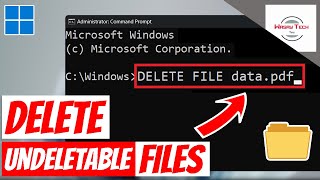 Cannot Delete Files in Windows 11  How to Delete Undeletable Files in Windows 11 [upl. by Gnoix385]