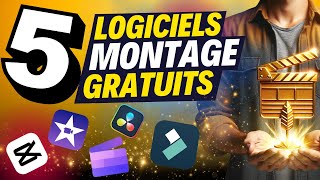 TOP 5  Meilleurs logiciels de Montage Vidéo Gratuits 2024 [upl. by Reisch]