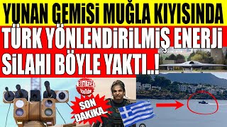 la noluyoMuğla sahilde Türk botunu kovalayan yunan sahil güvenlik güçleri [upl. by Ahsytal552]