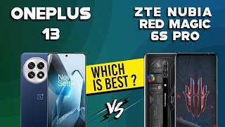 OnePlus 13 VS ZTE Nubia Red magic 6s pro  Full Comparison ⚡Which one is Best [upl. by Evangelina]