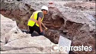 Video  Hallan vestigios históricos en obras de la 16 de Septiembre de Puebla [upl. by Spark]