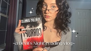 devils night reading vlog  corrupt by penelope douglas [upl. by Rep531]