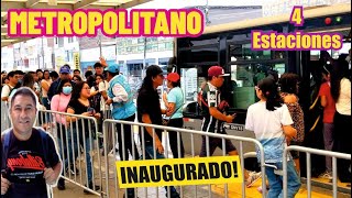 INAUGURADO AMPLIACION DEL METROPOLITANO NORTE 4 ESTACIONES  PRIMICIA  DETALLADO  COMAS [upl. by Llenrap]