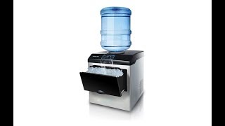 CHENJIU Ice Maker with LED Display 2in1 Water Dispenser Builtin Ice Cube Maker Machine [upl. by O'Carroll797]