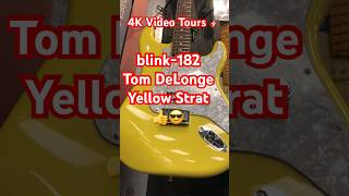 Tom DeLonge Signature Yellow Fender Stratocaster 🎸😎 tomdelonge blink182 guitar [upl. by Hirsch]