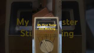 My First Tester Still Working ProfDavidJDelosReyes micronta radioshack [upl. by Ecirtnuahs229]