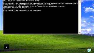 Join to a Domain Using the Command Line in Windows XP [upl. by Leggat]