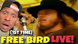 RAPPER first TIME ever SEEING Lynyrd Skynyrd  Freebird  1977  Oakland Coliseum Stadium live [upl. by Assyn]