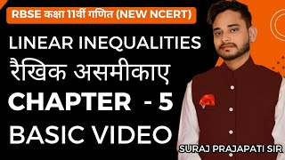 Chapter 5 Basics Linear Inequalities Class 11 Maths Ncert  ncert solutions  be perfect classes [upl. by Hembree344]