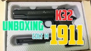 UNBOXING COLT M1911K32 spring type pistol [upl. by Elyrpa652]