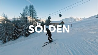 Ski run to the bottom of Giggijoch at Sölden [upl. by Roti163]