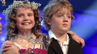 Amira Willighagen  Brother Fincent bringing Roses  SemiFinals Hollands Got Talent  21122013 [upl. by Atnim]