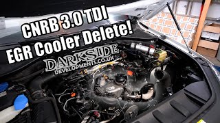 30 TDI EGR Cooler Delete Install  CNRB Darkside EGR Delete [upl. by Rochemont]