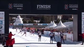 Livestream finish 42km Schanf – 48 Engadin Skimarathon [upl. by Dray394]