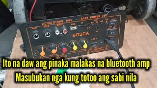 D 100W Bluetooth amplifier Review and testing  pang malakasan daw na sounds [upl. by Sheley601]