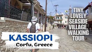 Discover Kassiopi in Corfu  walking tour Greece [upl. by Nybbor546]