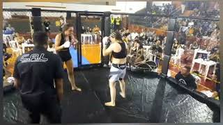 Carol foro vs Janine Nascimento mma 1 Desafio Esportes Souza Combat MV [upl. by Sikko]