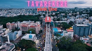 Pink Line Metro Station  Tavarekere  Bannerghatta Road  Bangalore nammametro [upl. by Follmer]