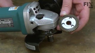 Makita Angle Grinder Repair – How to replace the Gear [upl. by Neoma808]