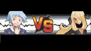 Pokemon Steven VS Cynthia [upl. by Emmett]