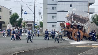 R5 掛川駅南祭り 久保区 青葉台 掛川祭 [upl. by Arukas]