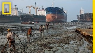 Where Ships Go to Die Workers Risk Everything  National Geographic [upl. by Keriann]