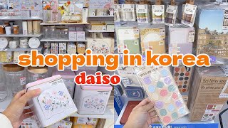 shopping in korea vlog 🇰🇷 vintage stationery haul 🗝️ daiso journal supplies 🎞️ [upl. by Dnalsor24]