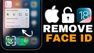 iOS 18 How To Turn OFF Face ID For Apps On iPhone [upl. by Anrym507]