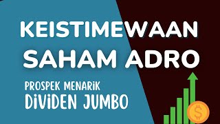 Analisa Saham ADRO  Adaro Energy dari Fundamental Teknikal Prospek ke Depan [upl. by Rhoads]