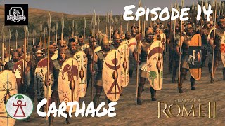 Carthage Total War Rome II Ep 14 Civil War [upl. by Naitsirhc]