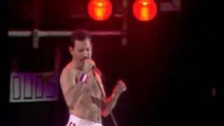 QUEEN  RADIO GAGA live at wembley 1986 [upl. by Laerol]