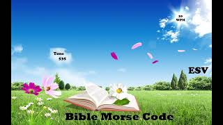 Psalm 75 of 150  BibleMorseCode [upl. by Eiramanel571]