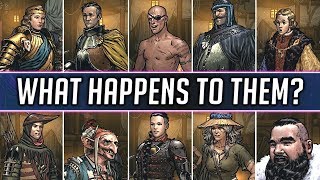 Thronebreaker ► Every Companions Final Conversation What will they do next The Witcher Tales [upl. by Llabmik]