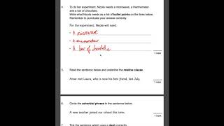 CGP KS2 SPAG SAT Buster Set A Test 3 walkthroughYear 6 SATs Punctuation and Grammar Revision [upl. by Hymen563]