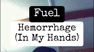 Fuel Hemorrhage In My Hands  Justin Lee Harris Acoustic Cover [upl. by Ayotaj]