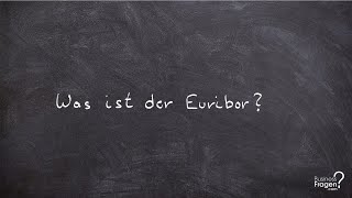 Euribor  Was ist der EURIBOR [upl. by Crispin]