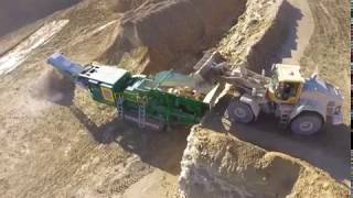 McCloskey International J50 Jaw Crusher Crushing Large Rock [upl. by Jennilee]