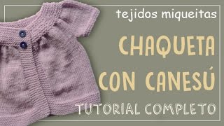 Cómo hacer una chaqueta con canesú subtitles available [upl. by Niriam410]