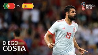 Diego COSTA Goal 2  Portugal v Spain  MATCH 3 [upl. by Pages447]