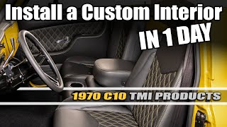 Installing a Complete TMI Prodcuts Interior for 19671972 C10 [upl. by Blossom760]