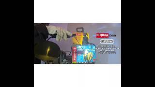 Cutting using Fujima amp Rilon 300A IGBT Inventer Welding Machine fyp welding japan [upl. by Catie]