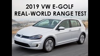 VW EGOLF REALWORLD RANGE TEST SPRING 2023 [upl. by Ilegna]