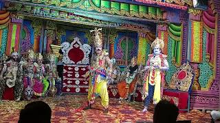 Shri Krishna Sandhana drama mele Gowda Ganjam duryodhana [upl. by Nylde491]