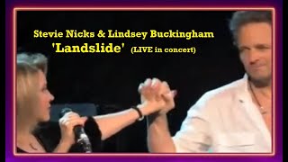 Stevie Nicks amp Lindsey Buckingham  Landslide LIVE in concert with LYRICS [upl. by Seni]