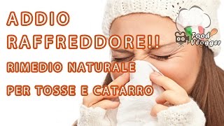 Addio raffreddore rimedio naturale per tosse e catarro con zenzero limone e miele  FoodVlogger [upl. by Cartwright]