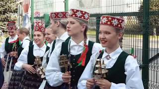 Lookback  Latvian national dance Gatves Deja on the runway of Riga Airport [upl. by Hieronymus]