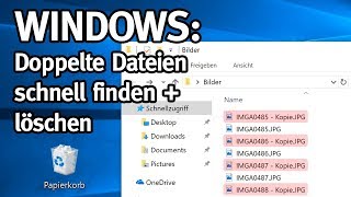 Doppelte Dateien finden und löschen Windows [upl. by Faucher]