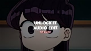 Unlock It  CHARLIE XCX  Audio Edit [upl. by Vas]